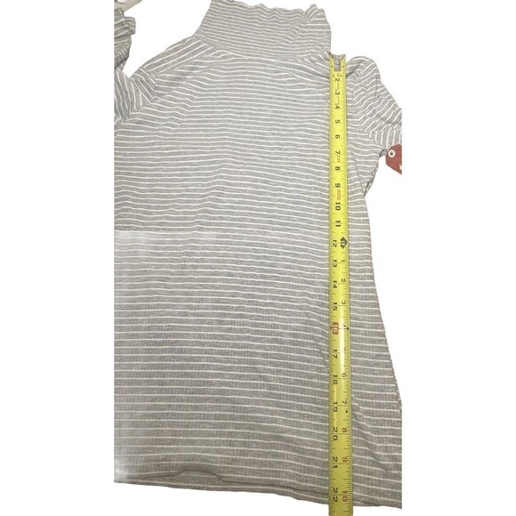 Arizona Jean Co. Women’s Heather Grey Striped Long Sleeve Turtleneck XL 16 NWT - Picture 5 of 8